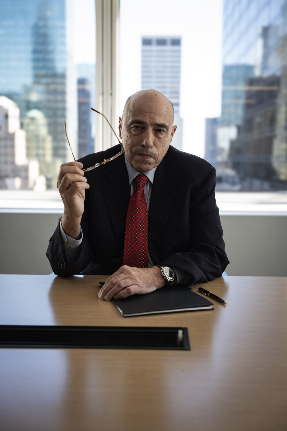 Executive portrait in a Manhattan office